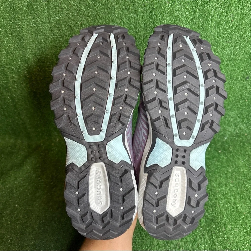 Saucony Excursion TR15 Womens Gray Purple Running Shoes Size 8 - Worn Once - Picture 8 of 12